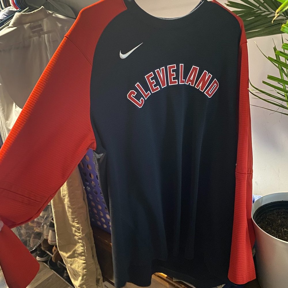 Cleveland Guardians Long Sleeve NIke Baseball Sweater